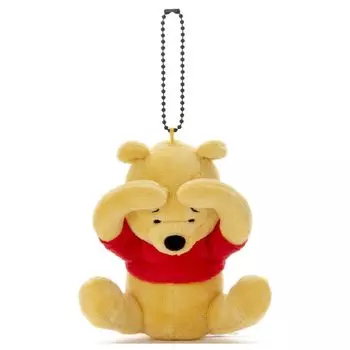 Персонаж Диснея, забавная поза, талисман с шариками на цепочке, Винни-Пух, плюшевая игрушка, высота прибл.. 12см