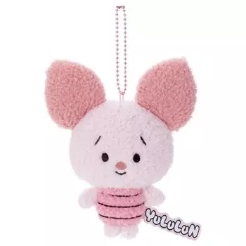 Персонаж Disney YULULUN, талисман в виде поросенка с шариковой цепочкой, плюшевая игрушка, высота около 15 см.