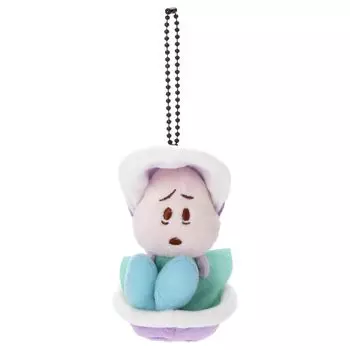 Персонаж Disney, забавная мордашка, талисман с шариками на цепочке, молодая устрица, плюшевая игрушка, высота около 11 см.
