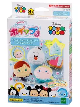 Персонаж Whipple Tsum Tsum Macaron Set Elsa Anna Ages Игрушка для украшения Кондитерская игрушка для изготовления Whipple EPOCH [Disney & & Olaf] W-108 8+