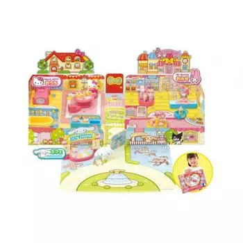 Персонажи AGATSUMA Sanrio быстро распространяются. Включено домашнее и выставочное кафе для детей от 3 лет и старше. Sanrio Kitty