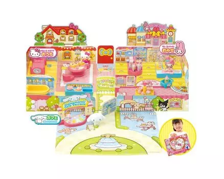 Персонажи AGATSUMA Sanrio быстро входят в комплект домашнего и выставочного кафе для детей от 3 лет и старше. Распространение котят Sanrio!