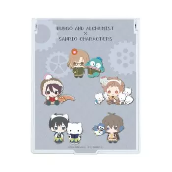 Персонажи Bungo to Alchemist x Sanrio 04 Синее Зеркало Персонажа [Мини-Иллюстрация] синий