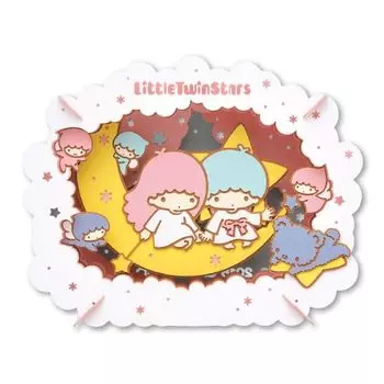 Персонажи Ensky Sanrio Little Twin Stars В80 x Ш100 x Г42 мм Бумага [Обновление] PT-309X Прибл.