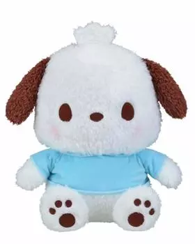Персонажи Юрукава Санрио Pochacco Giga Jumbo Blue Parka Мягкая игрушка Sanrio
