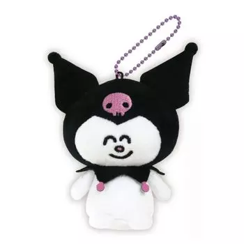 Персонажи компании K x Sanrio, талисман на цепочке с шариками Куроми В133 x Ш114 x Г72 мм, рисунок-сан SAO-BM-KU