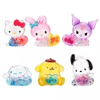 Персонажи Кристаллический хлопок все 6 видов Игрушка SanRio 2, [полный набор] CapCell