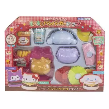 Персонажи Maruka Sanrio Mogu Mogu Hamburger Shop Игрушка для ролевых игр от 3 лет и старше 197932