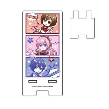 Персонажи PiaPro 03 Мегуринэ Лука МЕЙКО КАЙТО Персонаж в стиле комиксов SmaChara stand & & ver. [Мини-иллюстрация]