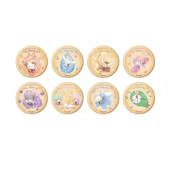 Персонажи Sanrio 01 Волшебное искусство Голограмма Значок Коробка из 8 шт.. [Иллюстрация графика] [57 мм]