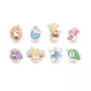Персонажи Sanrio 02 Волшебник Акриловая Маленькая Подставка Коробка вер.. [Иллюстрация GraffArt] 8 штук