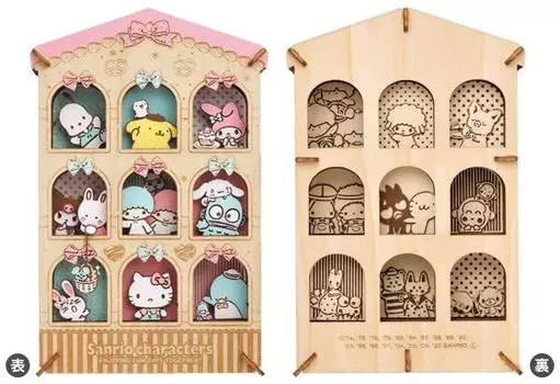 Персонажи Sanrio Бумажный театр Деревянный стиль Дом сладостей PT-WL14X - -
