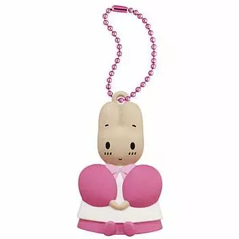 Персонажи Sanrio Команда талисманов Petanko Pink Maron Gacha Gacha Capsule Toy [4. Крем] (один предмет)