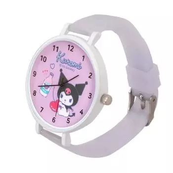 Персонажи Санрио Куроми смотрят часы с иголкой на силиконовом ремешке, подарок на день рождения