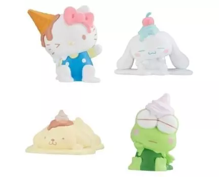 Персонажи Sanrio Mascot Все 4 типа Полный набор Gacha Gacha Capsule Toy Torori-n