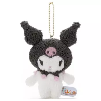 Персонажи Sanrio Mofuratto Ball Chain Mascot Kuromi Мягкая игрушка Высота Приблизительная. 16см