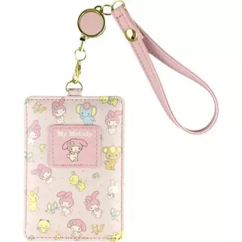 Персонажи Sanrio My Melody Чехол для пропуска с катушкой [Aldi] SR38-10