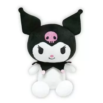 Персонажи Sanrio сидят плюшевые Kuromi xx D9cm K-Company (Серия Асибура) САА-ОН-КУ H16.6 W12.7