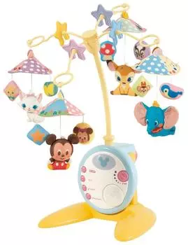 Персонажи Takara Tomy Disney Совместимо со складной кроваткой Soft Rattle Merry Deluxe Plus h530 x h580 x d550 мм
