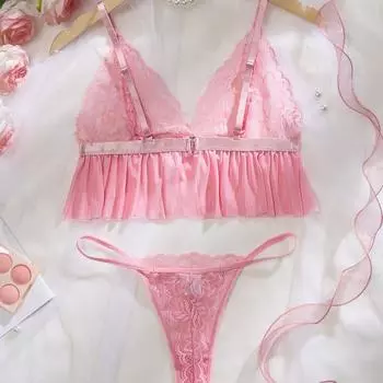 Перспективная одежда 2025 новый кружевной сексуальный костюм S