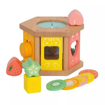 Первая коробка Tsumiki Mogumogu, строительные блоки, развивающая игрушка Tsumiki Katahame Woody Puddy, 10 месяцев 0 лет