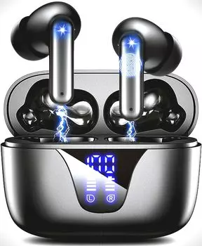 первая продажа Bluetooth-наушников, оснащенных функцией автоматического сопряжения Bluetooth, мгновенное соединение при разделении крышек на левую и правую, черные, без торговой марки чёрный