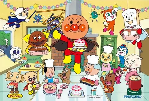 Первая вечеринка Anpanman Genius Puzzle из 30 предметов в пекарне Brain s
