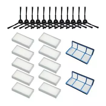 Первичный пылевой фильтр, боковая щетка, эффективный фильтр Hepa для Ilife V5 V5s V3 V3s V5pro V50 V55 X5 V5s Pro, детали робота-пылесоса