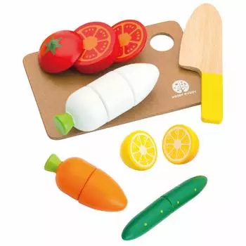 Первый игровой домик Crispy Cooking Debut Set Магнитная деревянная игрушка Play House Woody Puddy