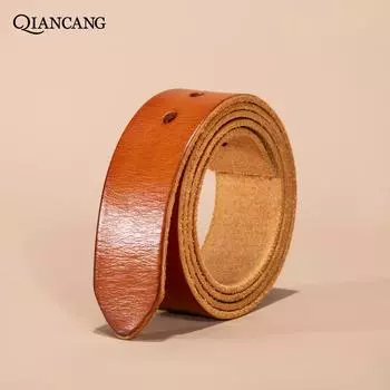 Первый слой дерева паста кожа коровья кожа ремень полоса мужской натуральная кожа ремень без кнопки пряжка кожаный ремень с кольцом для кожи головы 110cm130cm
