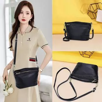 Первый слой коровьей кожи многослойная сумка-ведро через плечо сумка для мам среднего возраста универсальная классическая женская сумка через плечо