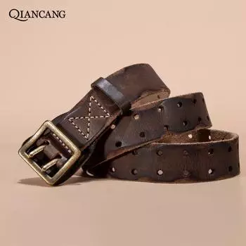Первый слой ретро мужского дерева кожаного уплотнения, первый слой коровьей кожи пояса ретро японская пряжка широкий ремень прямые продажи 110cm130cm