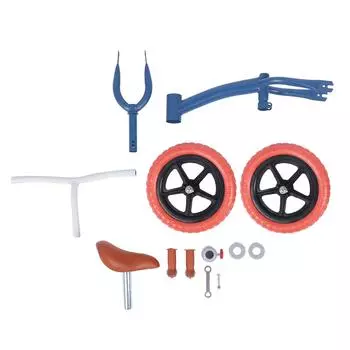 Малыши в возрасте от 2 до 6 лет, устойчивые, из высокоуглеродистой стали, толкающие, с 2 колесами