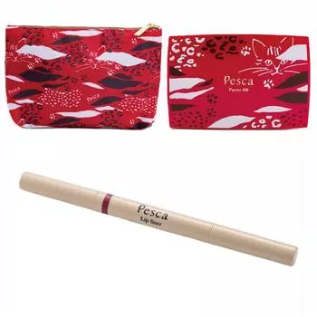 PESCA Picgelique Serum Powder BB Fair Skin Package с карандашом для губ Lip Color Special Set -SP-R (Ограниченный пакет) + &