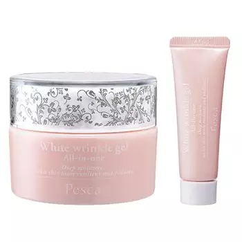 PESCA Wrinkle White Aging care gel Лечебный гель для отбеливания морщин 10 г для специального набора для отбеливания грубой кожи Содержит ниацинамид крем для глаз и шеи