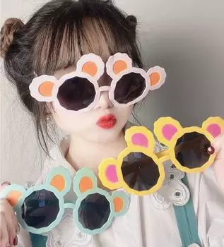 Песчаная скульптура «Подсолнух» для фотосъемки на выпускной, пикник, многопользовательские солнцезащитные очки, маленькие очки для вечеринки на день рождения с маргаритками Default