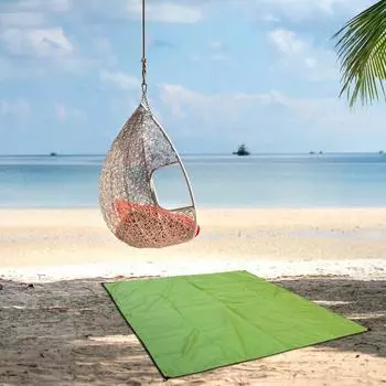 Песчаный солнцезащитный крем из ткани Оксфорд, пляжный коврик, сверхлегкая карманная палатка, пляжный брезент для пастбищ S синий