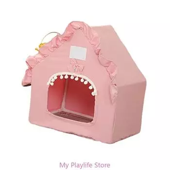 Пещера для сна у белок Зимний приют для животных Прочность Палатка для грызунов Дом синий