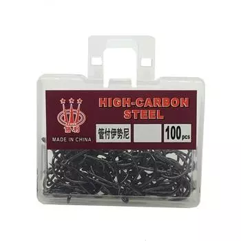 Песка с крючками Морской крючок Высокоуглеродистая сталь Крючок для наживки С зазубринами Рыболовный крючок Крючки Рыболовные крючки Крючки-круги 3