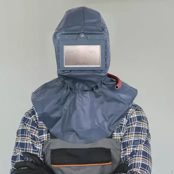 Пескоструйные шлемы Линзы Крепления Простые в использовании Защитные принадлежности для пескоструйных аппаратов