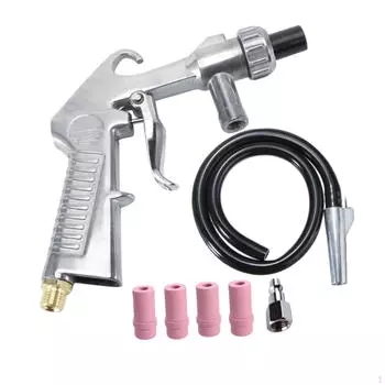 Пескоструйный комплект 4 керамические насадки для удаления ржавчины многоцелевая пескоструйная обработка