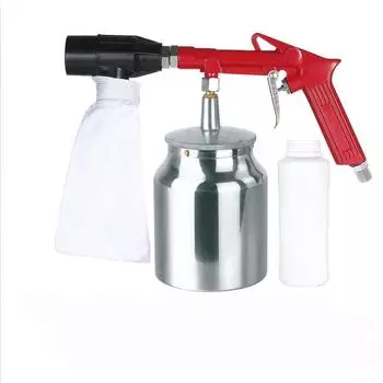 Пескоструйный пистолет-набор с 4 насадками для удаления ржавчины и ремонта автомобилей