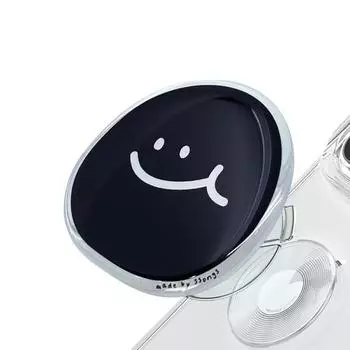 Песни Дизайн Change Talk Съемный акриловый Smart Talk, 1 шт., круглый, черный