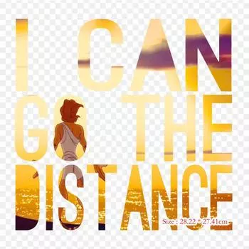 Песня Go The Distance The Walt Company, термопереносная печать, виниловые нашивки, наклейки для одежды, аппликации «сделай сам», моющиеся нашивки