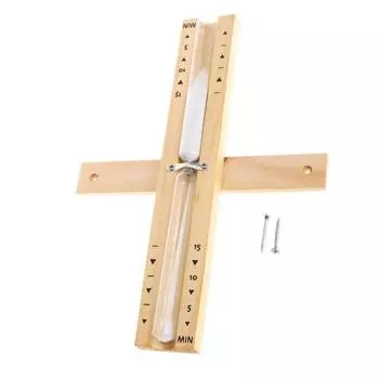 Песочные часы для сауны, вращающиеся деревянные песочные часы для сауны, белый песок, 15 минут As picture shows