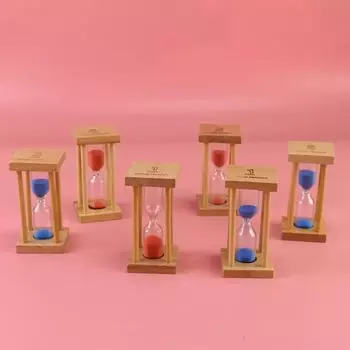 Песочные часы из бука: Креативные песочные часы для детей на 1/3/5 минут — идеальный вариант для чистки зубов и практичный подарок 1 minute timer with red sand