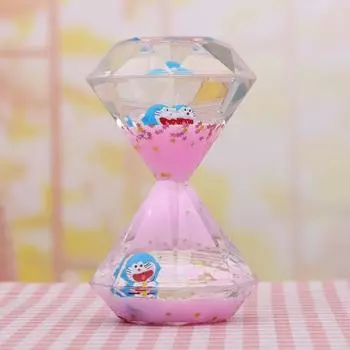 Песочные часы с цветной жидкостью, таймер для снятия тревоги, таймер с жидкими частицами, таймер с пузырьками, масляные песочные часы, домашний декор, подарок другу белый