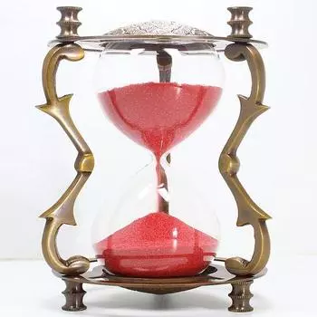 Песочные часы Морские песочные часы из цельной латуни Красивая отделка Песочные часы