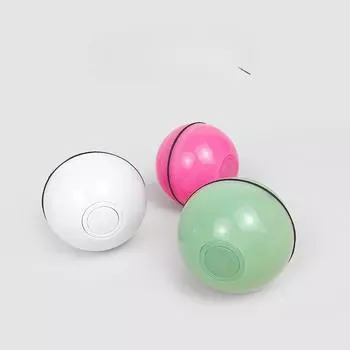 Pet электрическая игрушка для кошек светодиодный инфракрасный лазер самозаряжающийся кошачий мяч USB зарядка умный автоматический катящийся забавный кошачий мяч 6.4cm