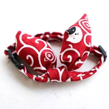 Pet and Wind Collar Bow Tie Adjustable Cute Cat Puppy Bow Tie Silent Medium Dog Small Dog XS size (15-22cm)